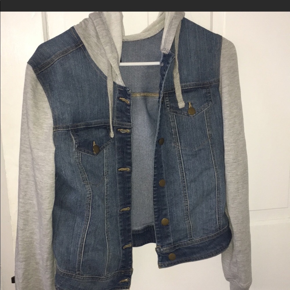 Hooded Denim Jacket